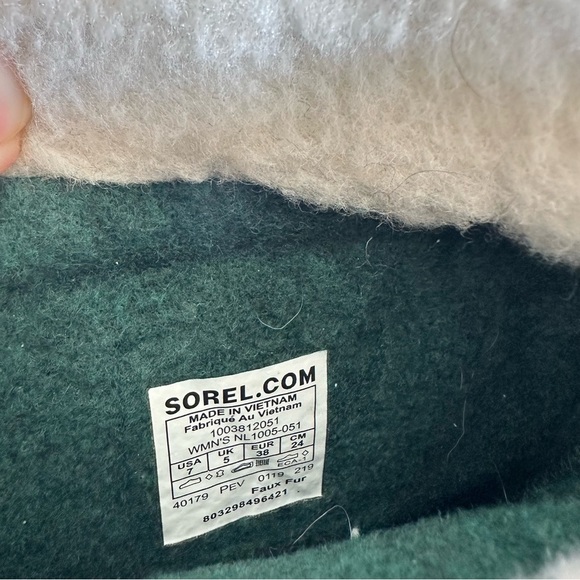 SOREL Womens Caribou WP Durable Waterproof Winter Grey Stone Boot Size 7 EU 38 - Picture 9 of 9